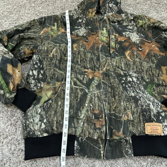 Levi Strauss Signature Field Gear jacket hood Mossy‎ Oak Camo Full Zip Medium M - Picture 11 of 12